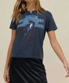 Daydreamer Bruce Springsteen Ringer Graphic T-shirt In Black