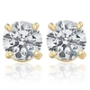 Pompeii3 Screw Back 1 Ct T. W. Genuine Diamond Studs Available In 14k White Or Yellow Gold In Multi