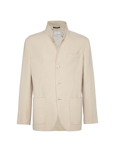 Brunello Cucinelli Cashmere Jacket In Sable