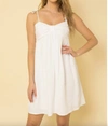 Gilli White Cami Dress In White