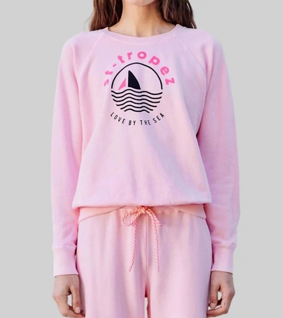 Sundry St. Tropez Sweatshirt In Pink