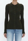 Pistola Kealy Multi Functional Sweater In Dark Olive In Green
