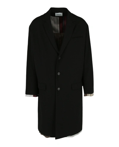 Ambush Reversible Wool-blend Coat In Black