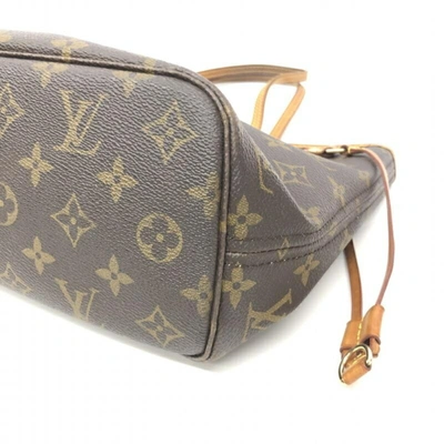 Pre-owned Louis Vuitton Neverfull Pm Canvas Tote Bag () In Brown