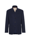 Brunello Cucinelli Men's Water Resistant Lightweight Cashmere Jacket In Cobalt