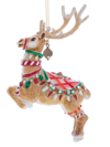 Jay Strongwater Donner The Reindeer Glass Ornament