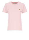 Maison Kitsuné Fox Patch T-shirt In Pink