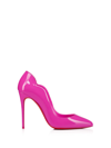 CHRISTIAN LOUBOUTIN HOT CHICK PUMPS IN PINK PATENT LEATHER