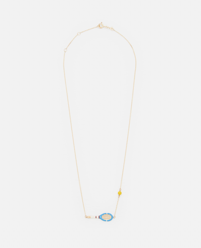 Aliita 9k Gold Tennis Pelota Polished Necklace In Not Applicable