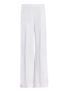 P.a.r.o.s.h Straight-leg Knitted Trousers In White