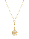 FOUNDRAE WOMEN'S PASSION 18K YELLOW GOLD & 0.03 TCW DIAMOND LINK CHAIN NECKLACE