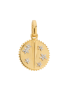 FOUNDRAE WOMEN'S RESILIENCE BLOSSOMS 18K YELLOW & WHITE GOLD & 0.02 TCW DIAMOND BABY MEDALLION