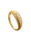 ELIZABETH MOORE WOMEN'S FAIRY DUST 18K YELLOW GOLD & 0.15 TCW DIAMOND RING