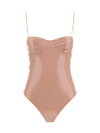 OSEREE LATEX BALCONETTE MAILLOT SWIMSUIT