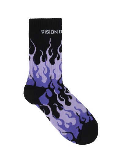 Vision Of Super Socks In Black