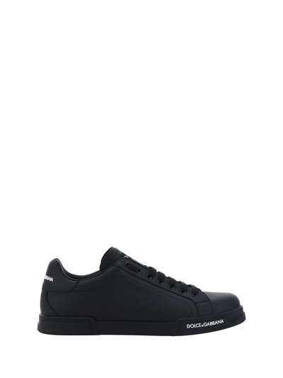 Dolce & Gabbana Sneakers In Nero/nero