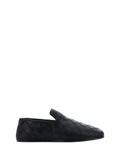 Bottega Veneta Black Calf Leather Sawyer Slip On Sneaker