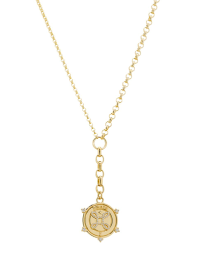Foundrae Women's True Love Amate 18k Yellow Gold & 0.33 Tcw Diamond Chain Necklace