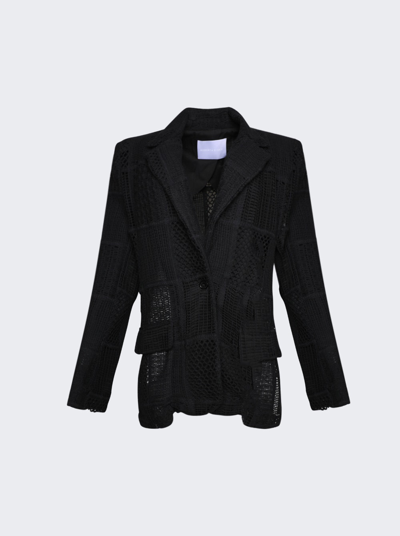 Roberta Einer Boyfriend Blazer In Black