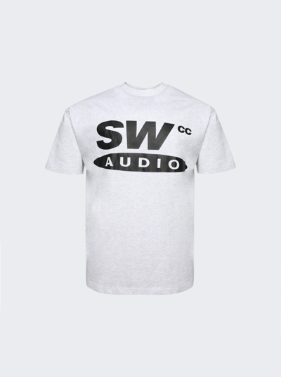 Saintwoods Gray Audio T-shirt In Ash