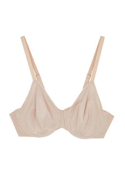 Wacoal Back Appeal Point D'esprit Underwired Bra In Rose