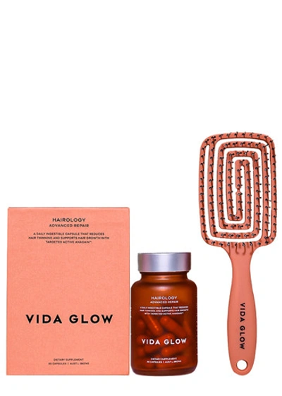 Vida Glow Holiday Hairology Kit In White