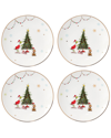 Lenox Set Of 4 Merry Grinchmas Dinner Plates