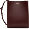 JIL SANDER BURGUNDY SMALL TANGLE SHOULDER BAG