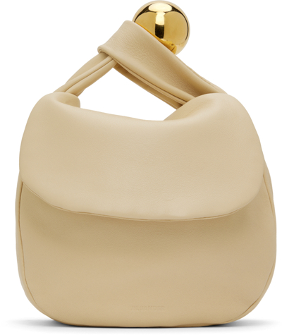 Jil Sander Beige Sphere Pouch In 266 Champagne