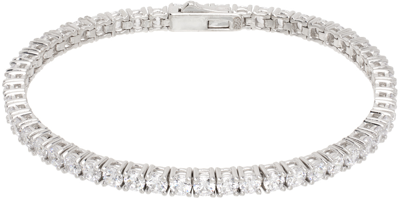 Numbering Silver #3924 Bracelet In White