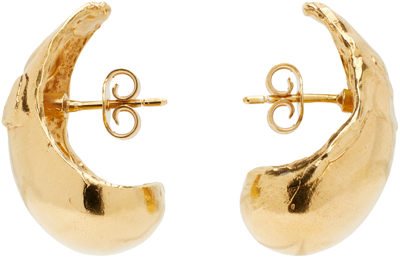 Alighieri Gold 'the Abundant Dream' Hoop Earrings In 24 Gold