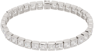 Numbering Silver #3954 Bracelet In White