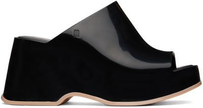 Melissa Patty Platform Mules In Black