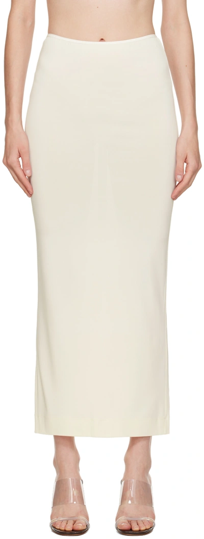 Éterne Off-white Emma Maxi Skirt In Cream