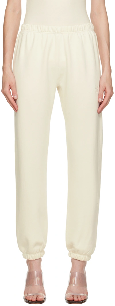 Éterne Off-white Classic Lounge Pants In Cream