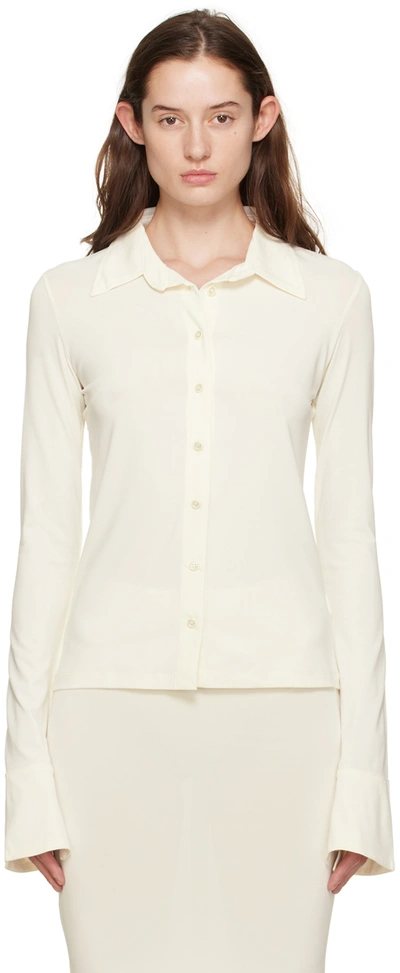 Éterne Off-white Charlie Shirt In Cream