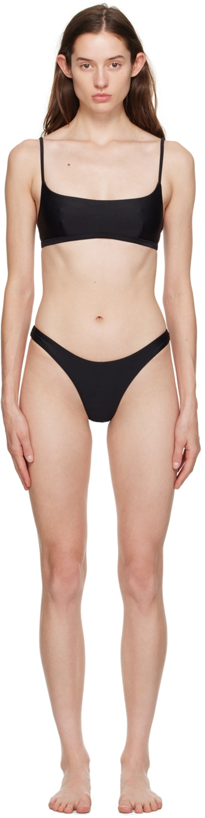 Matteau Black Scoop Bikini