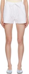 Matteau Organic Cotton-poplin Shorts In White