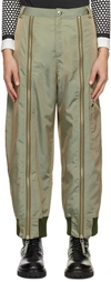 VAQUERA GREEN VENTED TROUSERS