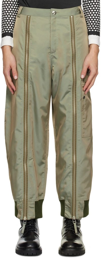 Vaquera Green Vented Trousers