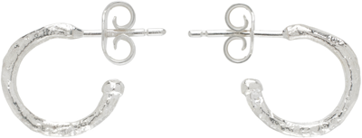 Alighieri Silver 'the Morning Hour' Hoop Earrings