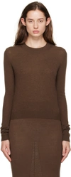 Éterne Brown Francis Sweater In Chocolate