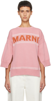 MARNI PINK VENTED SWEATER