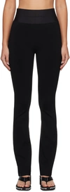 Alexander Wang Black Bootcut Trousers In 001 Black