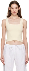 Matteau Classic Nineties Viscose Jersey Top In Ivory