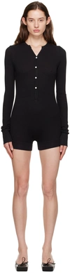 ÉTERNE BLACK THERMAL ROMPER