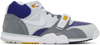 Nike Gray & Blue Air Trainer 1 Sneakers In Light Silver/footbal