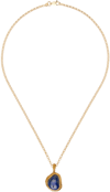 ALIGHIERI GOLD 'THE DROPLET OF THE HORIZON' NECKLACE