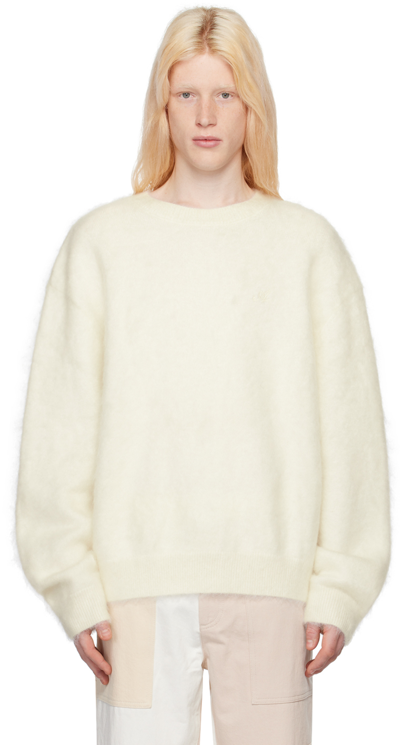 Axel Arigato Off-white Primary Sweater In Ecru