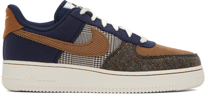 Nike Air Force 1  07 Winter Sneakers Ale Brown / Midnight Navy In Multicolor